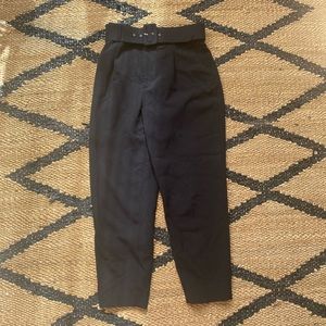 Zara belted dress pants
